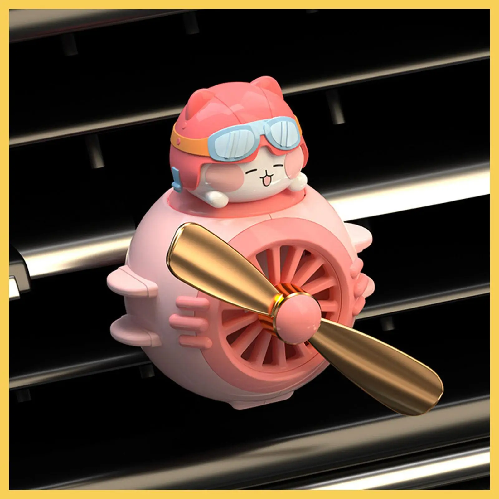 

Автомобильный освежитель воздуха с мультяшным вращающимся пропеллером, ароматизатор, магнитный дизайн, автомобильные детали парфюм для ин...