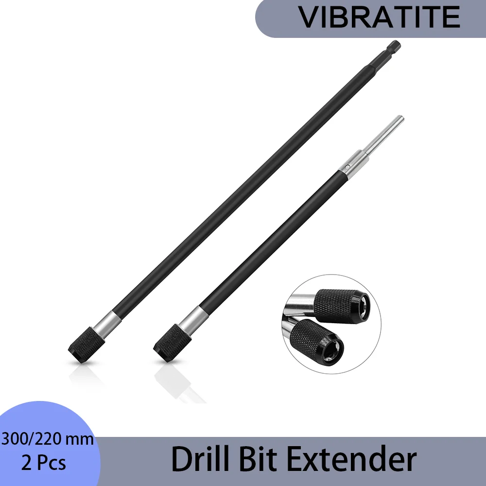 Удлинитель для сверл 300/220 мм быстросменный удлинитель 2 шт. держатель 1/4 дюйма с