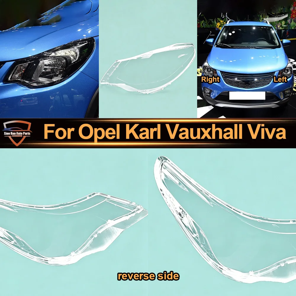 Фото Прозрачная маска-крышка фары для Opel Karl Vauxhall Viva, линза из плексигласа, замена оригинального плафона №1