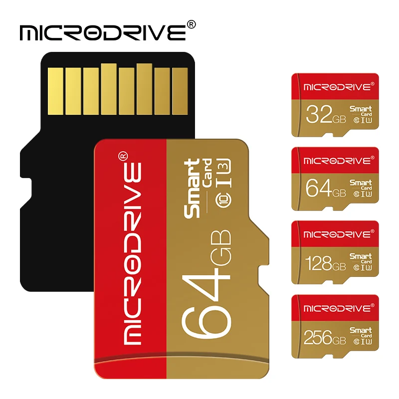 

Высокоскоростная карта памяти Micro TF SD, класс 10, 128 ГБ, 256 ГБ, 32 ГБ, 64 ГБ, 128 ГБ, 256 ГБ для смартфона, SD адаптер