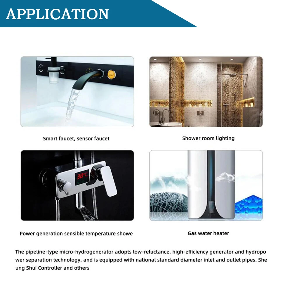 Микро-гидрогенератор 5 В 12 0-80 в