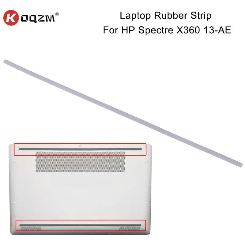 

1pc Laptop Bottom Case Rubber Strip For Spectre X360 13-AE Non-Slip Bumper Feet Strip Notebook Foot Pad Surface Rubber Foot