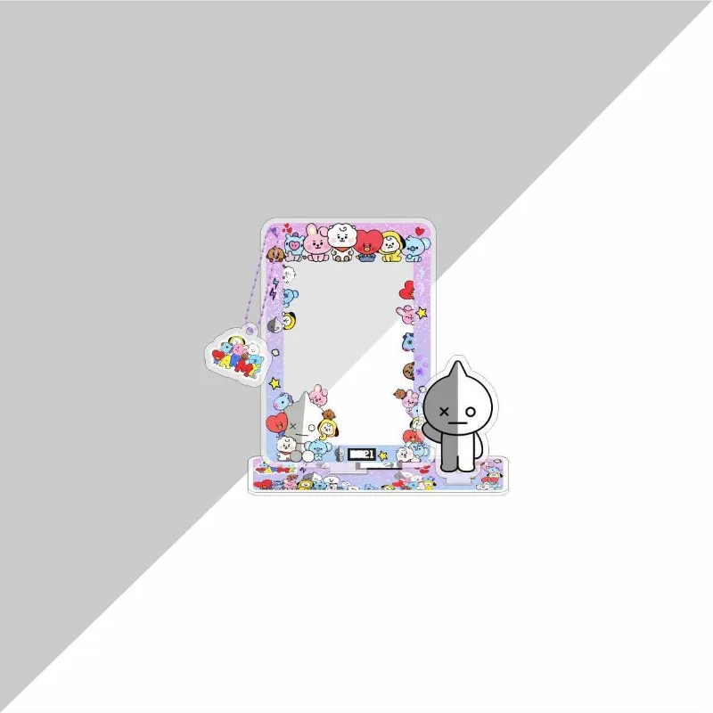 Фото Милый брелок-держатель для карт BT21, подвеска для хранения карт, чехол для ID-карт и фотографий, CHIMMY COOKY KOYA, аниме-подарок, игрушки №1