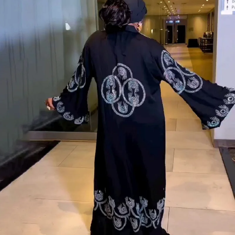 Ramadan Abaya Dubai Kaftan Muslim Hijab Dress Cardigan African Evening Dresses For Women Kimono Robe Femme Caftan Islam Clothing