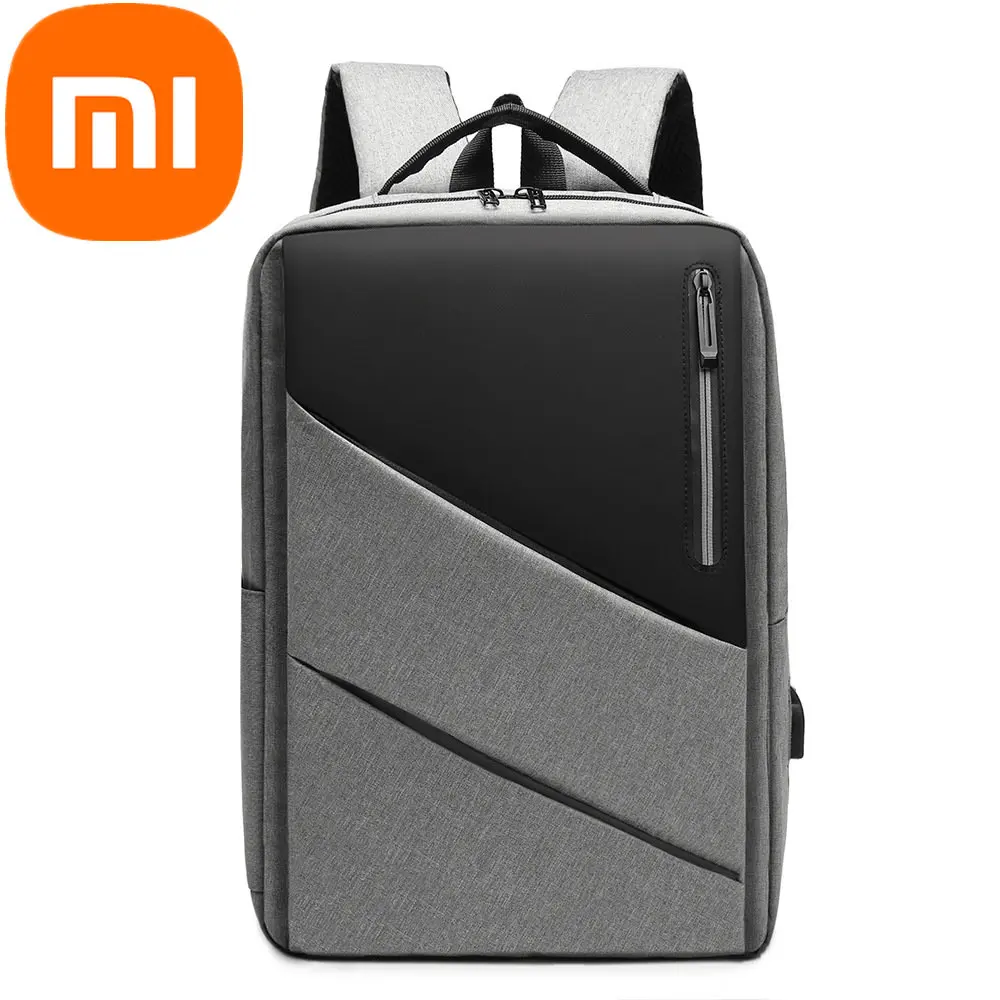 

Рюкзак Xiaomi с USB-зарядкой для мужчин, удобный Простой Модный ранец для ноутбука