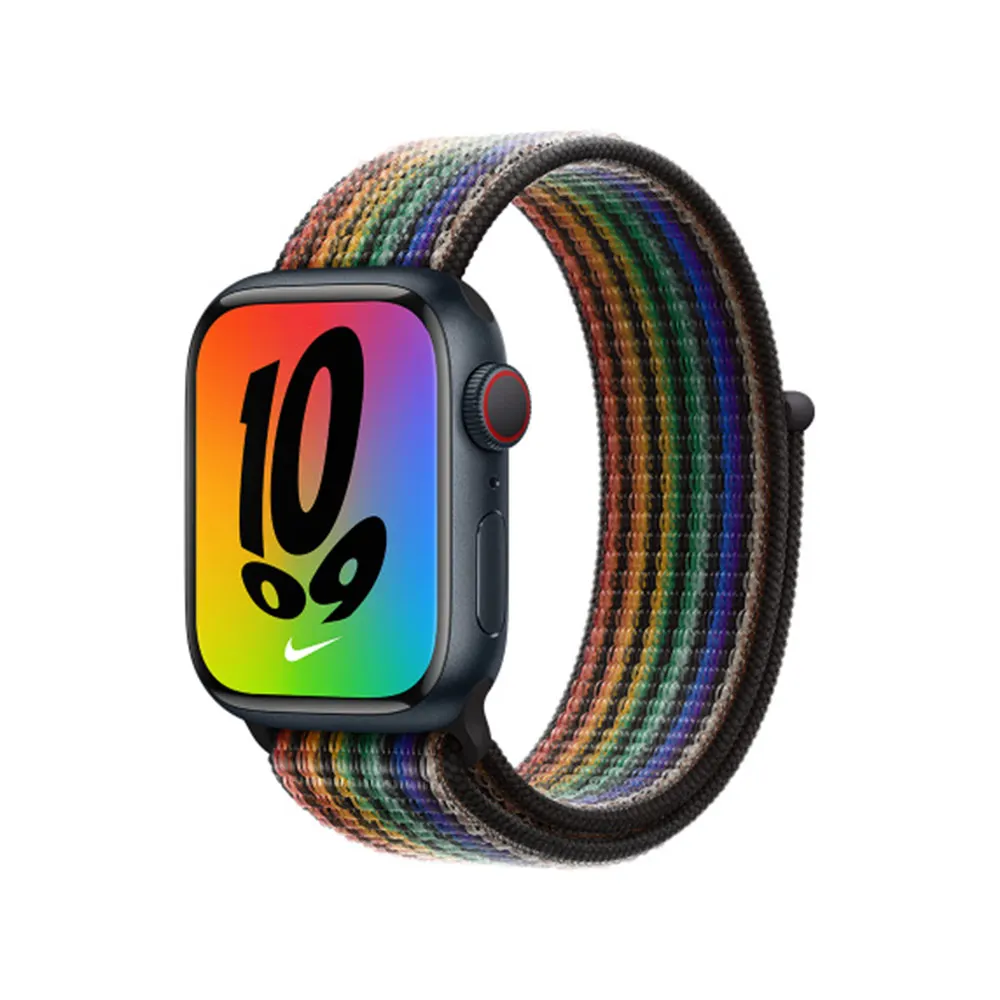 Ремешок нейлоновый для Apple Watch 7 band браслет смарт-часов iWatch Series 5 4 SE 6 44 мм 40 45 41 42 38 |