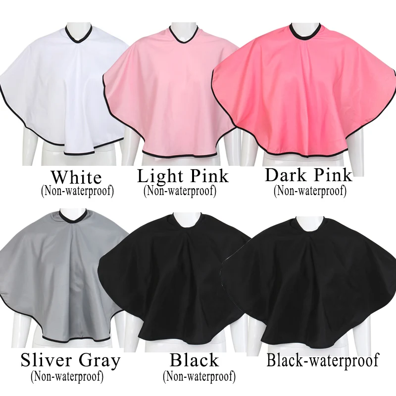 Фото Must Have Makeup Cape Hair Cutting Barber Cape Waterproof Haircut Bibs Dye Hair Aprons Cape Professional Hair Styling Tool №2