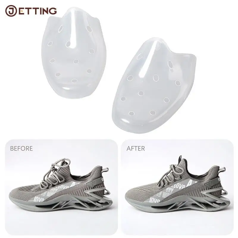 

1Pair Sneaker Shield Sneakers Anti Crease Wrinkled Fold Shoes Support Toe Cap Sport Ball Shoes Head Stretcher Head Shield