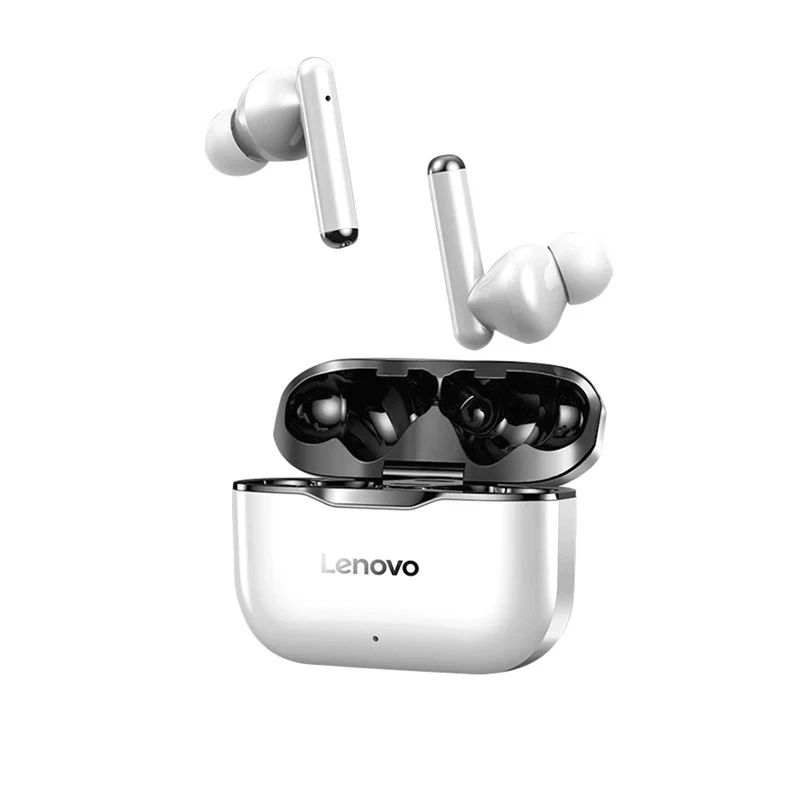 

Новые оригинальные беспроводные наушники Lenovo LP1 TWS Bluetooth 5,0 двойное Стерео шумоподавление бас сенсорное управление длительный режим ожидани...