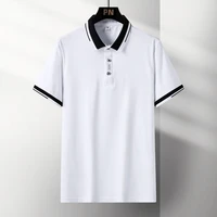 2022 new brand polo shirt men tops summer short sleeve fashion clothing cotton mans stripe tee shirt m 4xl mens clothing