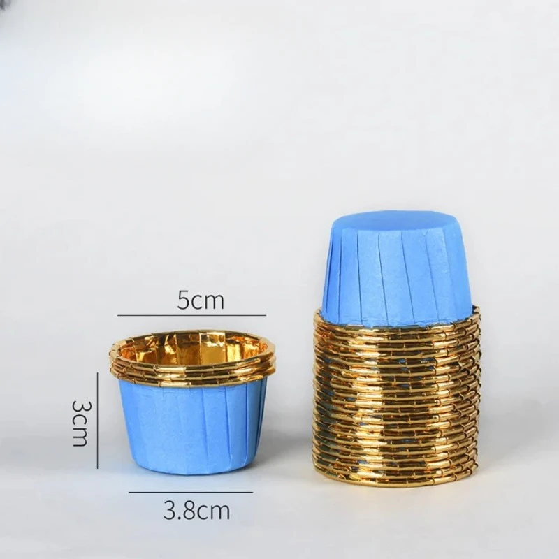 

Цветные картонные чашки для кексов Casame 100 шт.