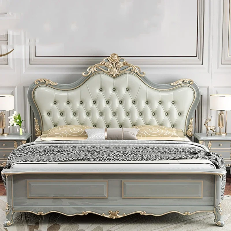 Винтажная современная кровать многофункциональная скандинавская уникальная