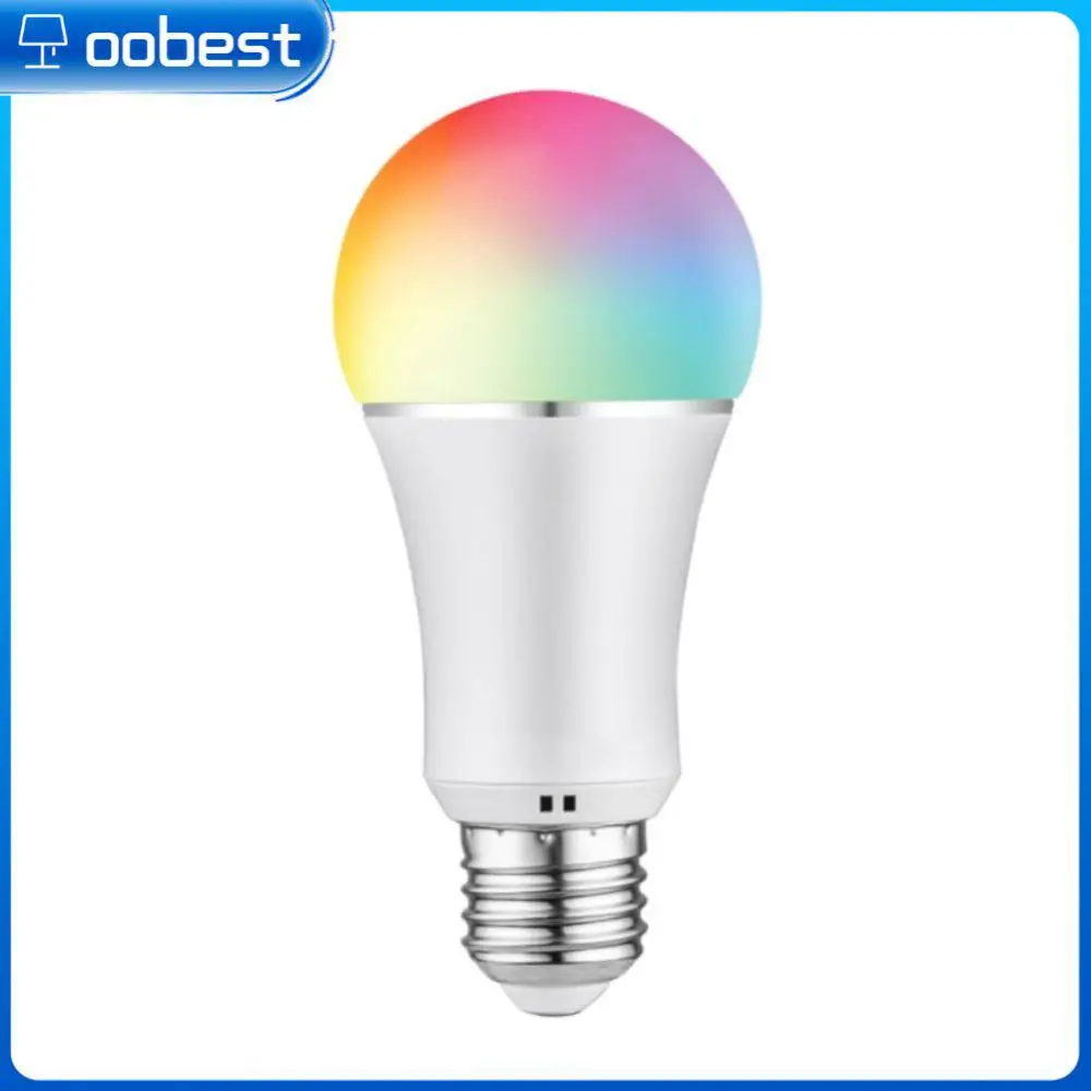 

Smart Led Bulb Tuya Voice Control Multi-color Smart Bulb 9w Led Lamp Wifi And Timing Rgb And Cct E27