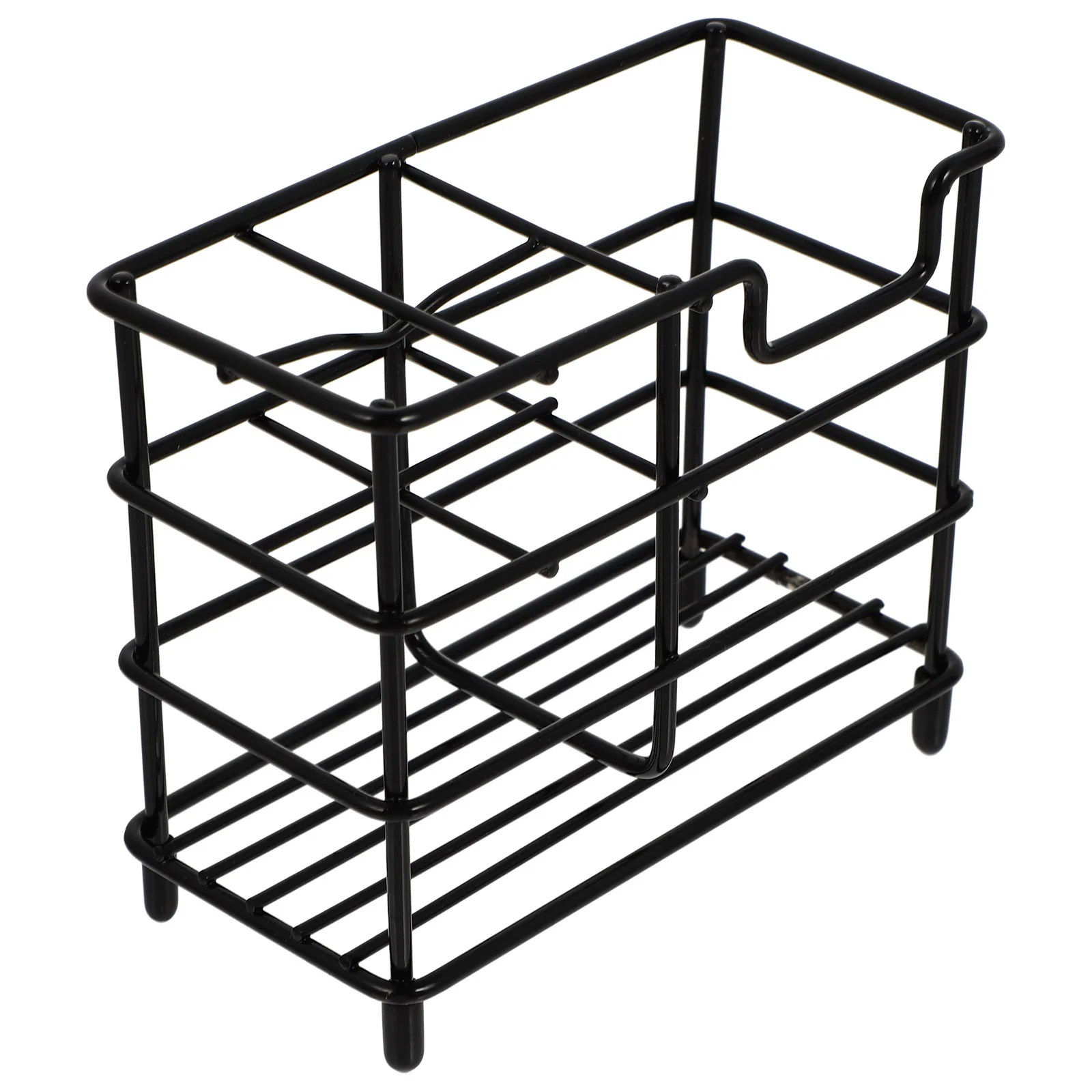 

Stainless Steel Holder Toothpaste Storage Rack Bathroom Organizer Black Electric