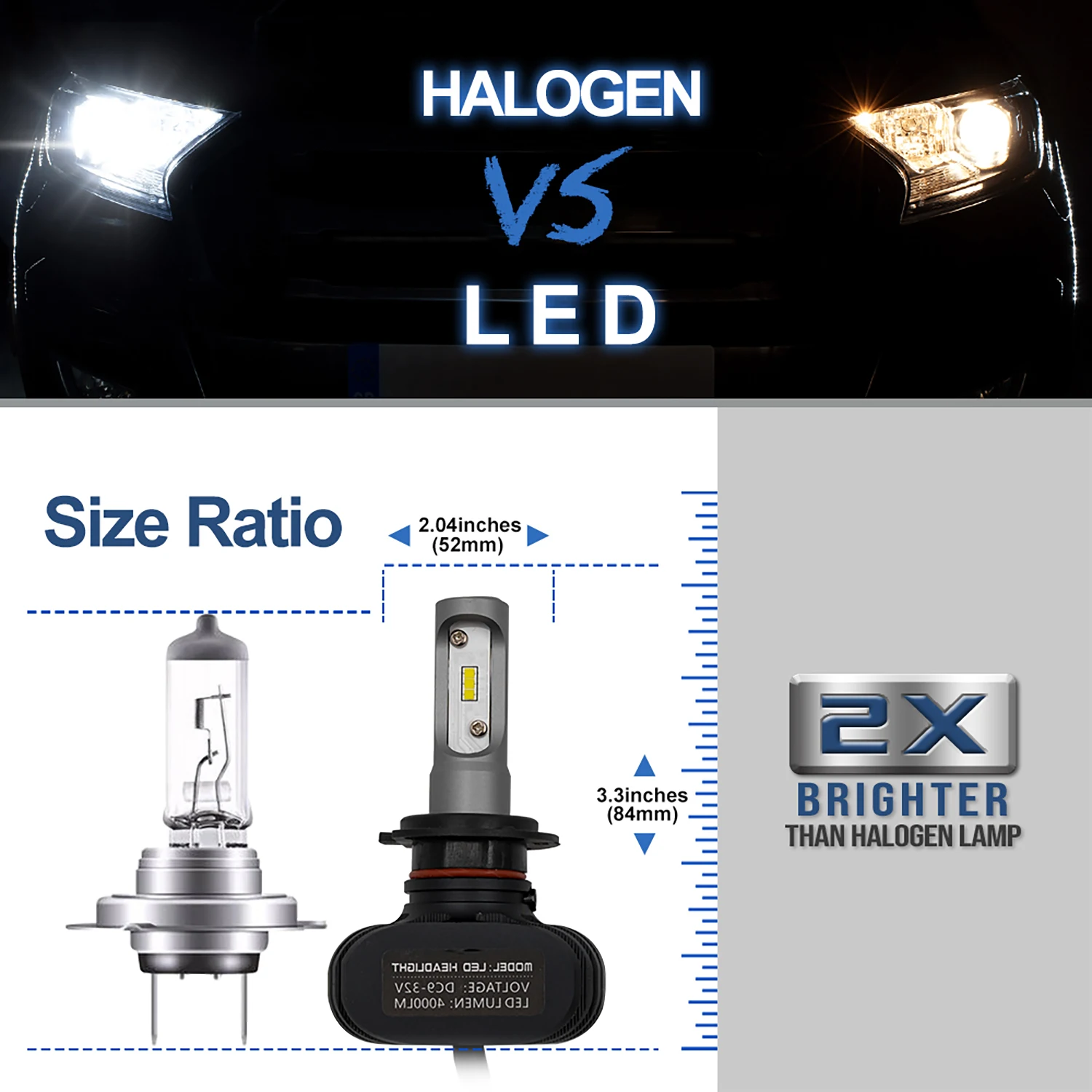 Лампы для фар головного света обновленный комплект яркий белый VW EOS 1F7 1F8 2007 2008-2015
