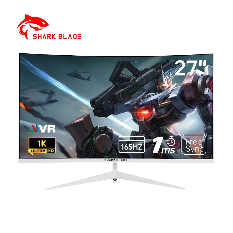 

27 inch Curved Monitor 165Hz Display 16:9 165Hz FHD PC Desktop LED Game gaming Computer VA Screen 2600R DP 1920*1080