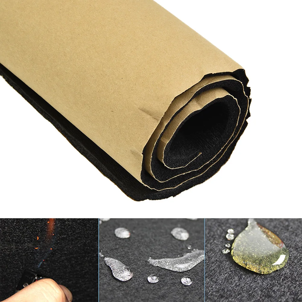 

1Pcs 30x50cm 3mm/6mm Car Truck Firewall Heat Sound Deadener Noise Insulation Mat Car Heat Sound Thermal Proofing Pad