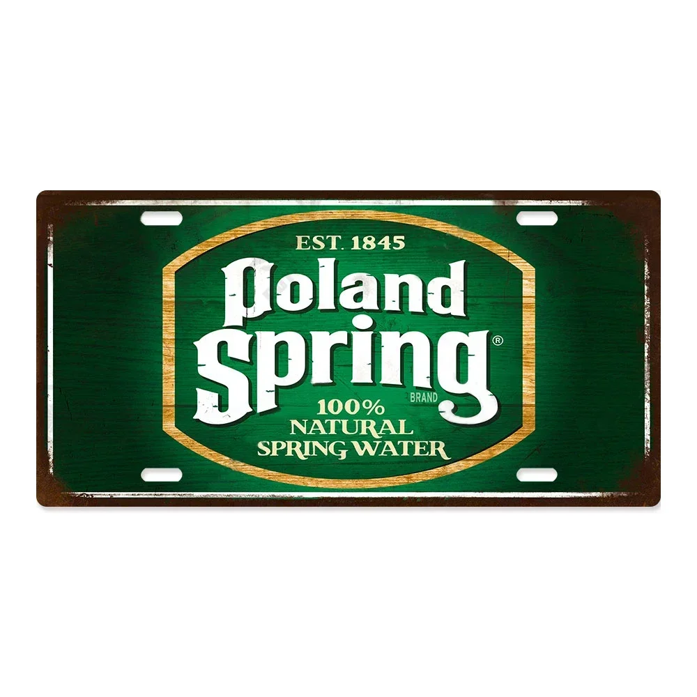 Металлическая Табличка В Стиле Ретро Соуса Для Пива Колы Номерной Знак 15x30 См