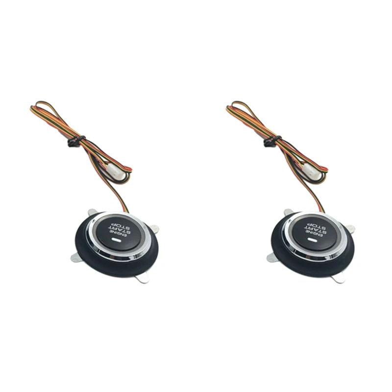 

2X Universal Car Keyless Remote Start/Stop Entry Push Button Car Part