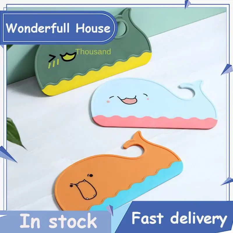 

Cleaning Scratch Whale Shape Cartoon Bathroom Mirror Wiper Creative Cartoon Mirror Scratch Wiper Plate Single Side Wipe Cute