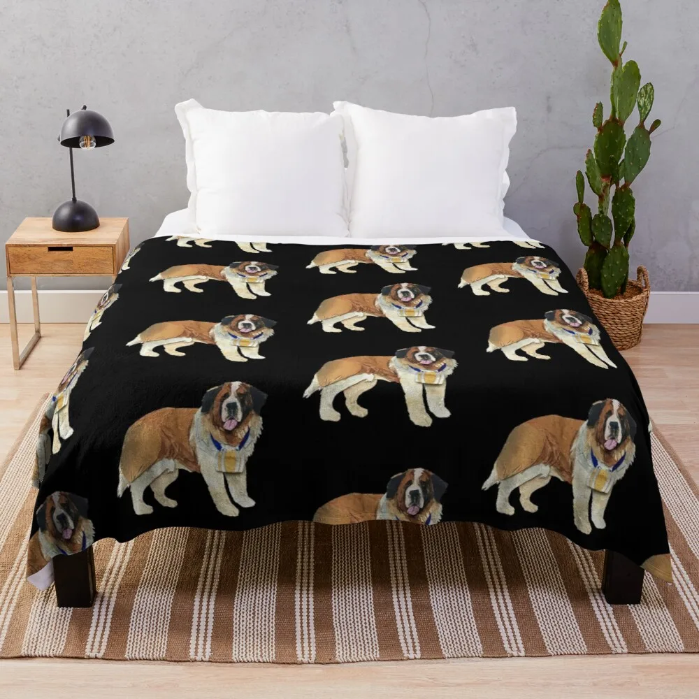 

The Saint Bernard Plaid Designer Blanket Luxury Cheap Rug Throw Blankets