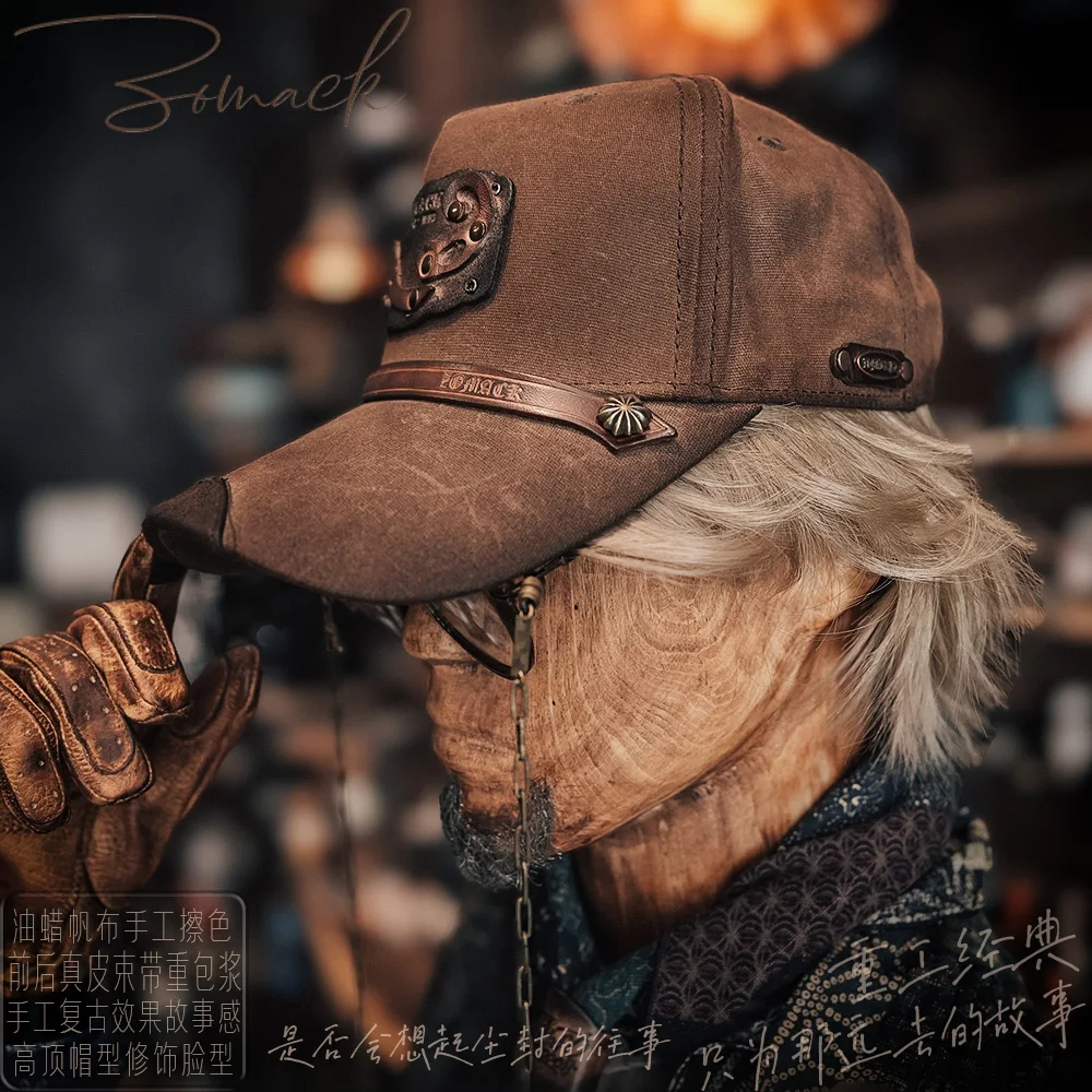 Классическая дизайнерская винтажная Мужская бейсболка ручной работы yuppa от