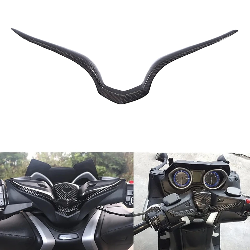 Motorcycle Carbon Fiber Handlebar Trim Cover Parts For YAMAHA TMAX 530 T-Max530 2017 2018 2019 T-MAX 560 Tmax560 2020 2021 New