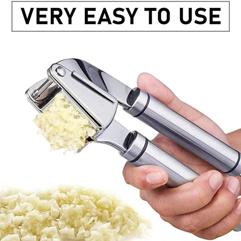 Creative Nordic Style Garlic Press Household Manual Garlic Peeling Garlic Crushing Tool Garlic Press Household Kitchen Gadgets