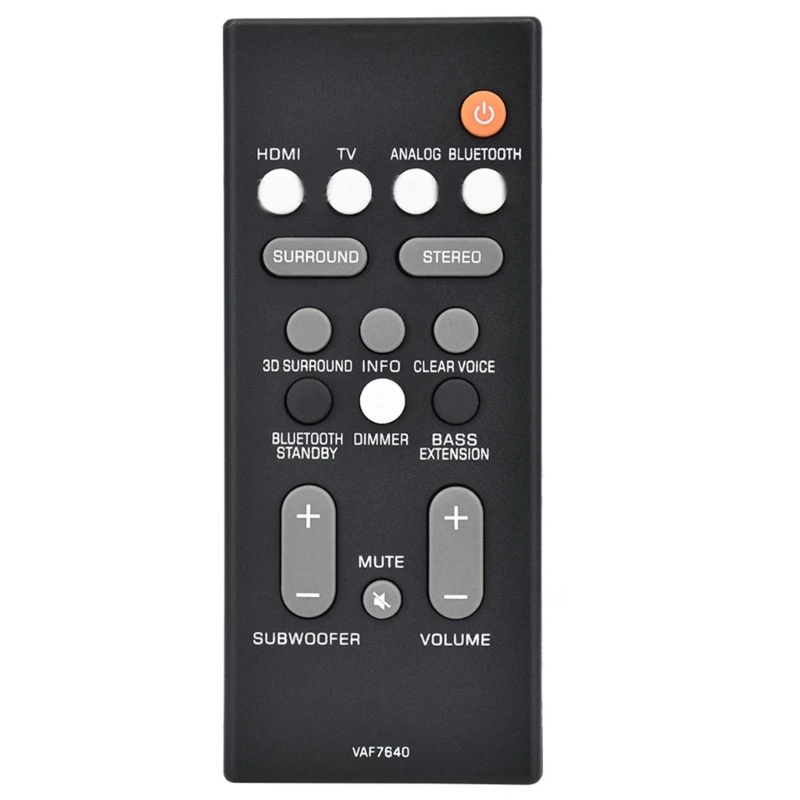 

Пульт дистанционного управления VAF764 для звуковой панели yamaha Φ ATS1080 ATS-1080 контроллер динамика DXAC