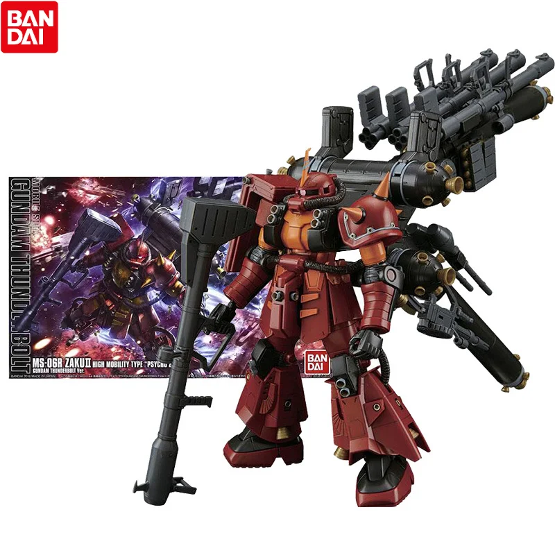 

Bandai Genuine Gundam Model Kit Anime Figure HG GT Psycho Zaku Collection Gunpla Anime Action Figure Toys for Children