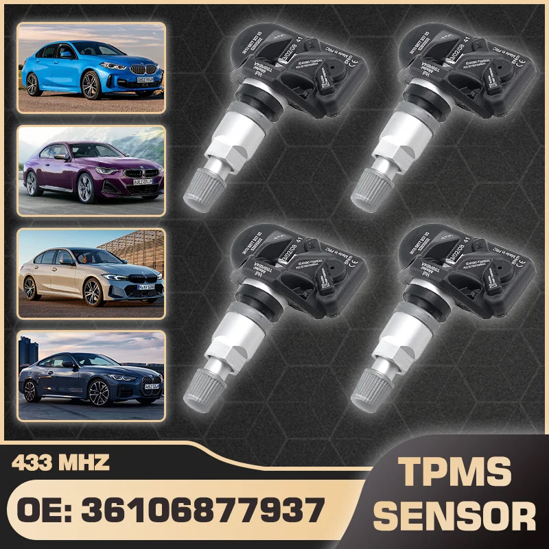 

Датчик давления в шинах TPMS для BMW 1 серии F40 BMW 2 серии G42 NB2 U06 F74 BMW 3 серии G20 BMW 4 серии G22 G26 36106877937