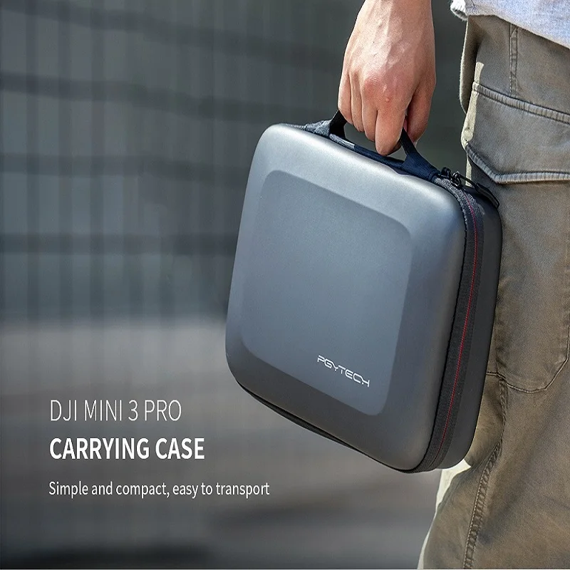 

PGYTECH Mini 3 Pro Bag Case With Strap For DJI Mavic Mini 3 Pro Drone PU EVA Shoulder Bag Carry Case Box Accessories