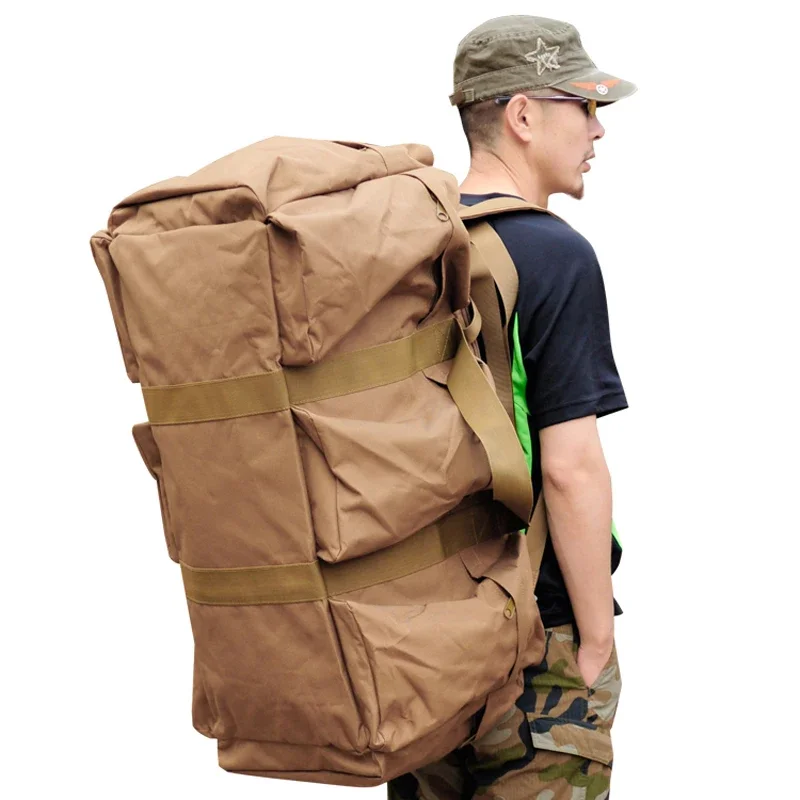 Спортивная сумка для альпинизма 70 л водонепроницаемая камуфляжная тактическая