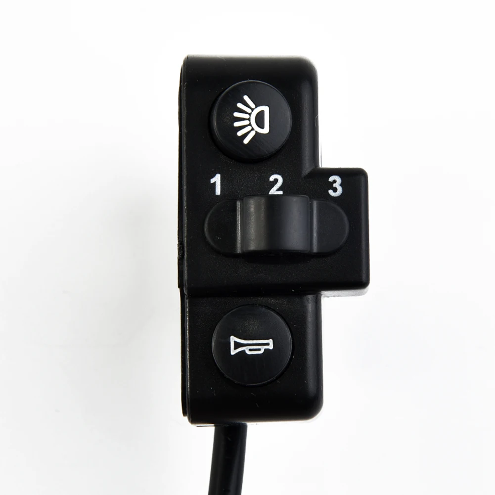 

E-bike Electric Bicycle Scooter Horn Button Speed Regulation Switch 3 In 1 Plastic Electric Bike Bicycle Components & Parts