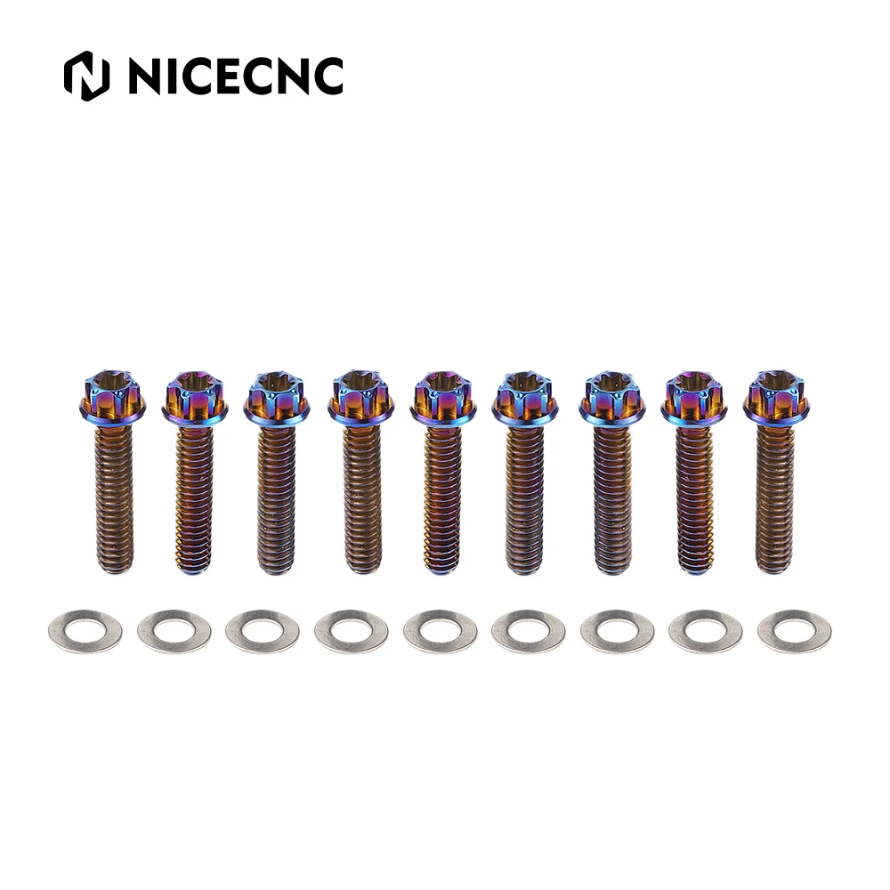 

Motorcycle Cam Tappet Cover Screws Titanium Alloy For Harley Davidson Softail Touring Road King Ultra Limited Breakout 2018-2022