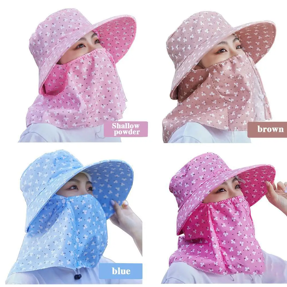 Шляпа Женская Солнцезащитная с широким покрытием дышащая летняя шляпа от солнца