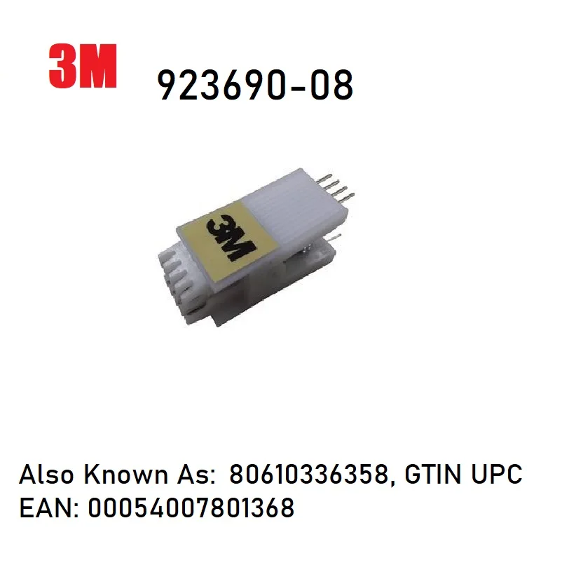 

Тестовый Зажим IC 3M 923690-08, DIP, 8 контактов, позолоченные контакты, 923