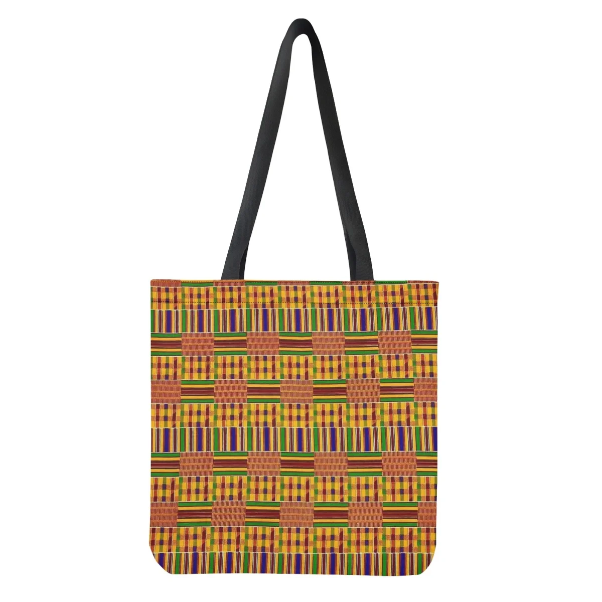 Women Totes Bag African Ethnic Tribes Culture Large Capacity Girls Shoulder Handbags Design Portable Shopping Bag for Ladies