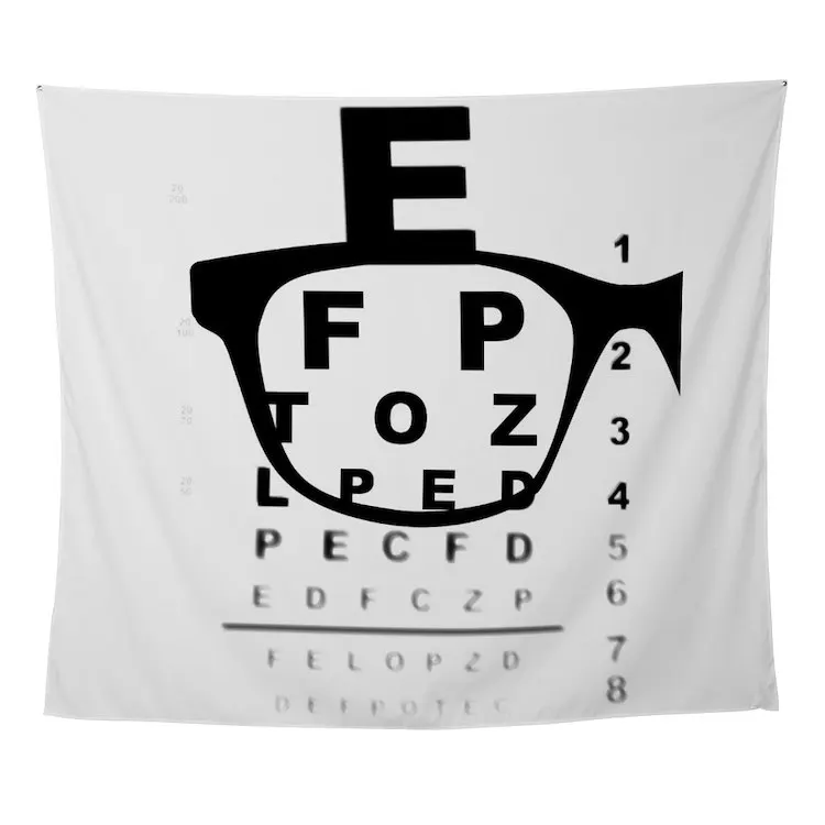 

Настенный гобелен с размытым глазом, настенный художественный декоративный коврик с насекомым, подвесное одеяло