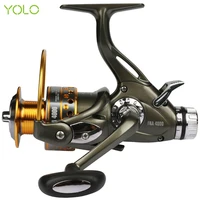 yolo dual brake feeder fishing reel 10bb carp reel tackle for fishing spinning free spare coil fra 3000 4000 5000 6000