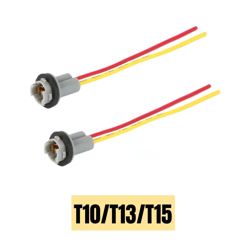 2 шт. автомобильные светодиодные лампы с цоколем T10 T13 T15 194 W5W 158 285, удлинители-адаптеры для разъемов (art.: 3920d8bf434ea) - 3920d8bf434ea