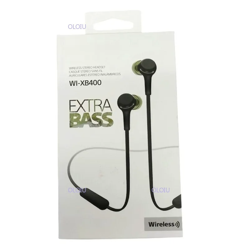 Фото Беспроводные Bluetooth-наушники OLOIU с сабвуфером, совместимые с Sony WI-XB400, с креплением на шею [Аудиоаксессуары] №3