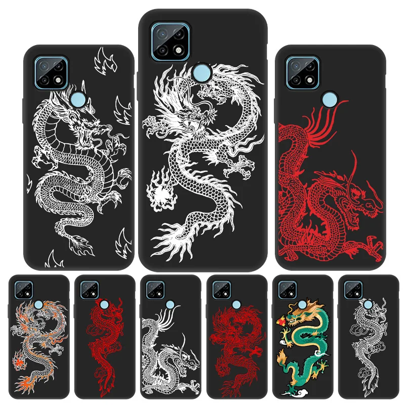 

9i Case for Realme 8i Funda Silicone Cover for OPPO Realme 8 Pro C21Y C21 Y C25Y 7 6 GT Neo2 Narzo 30 Q3 Reno 5 Lite Coque Black