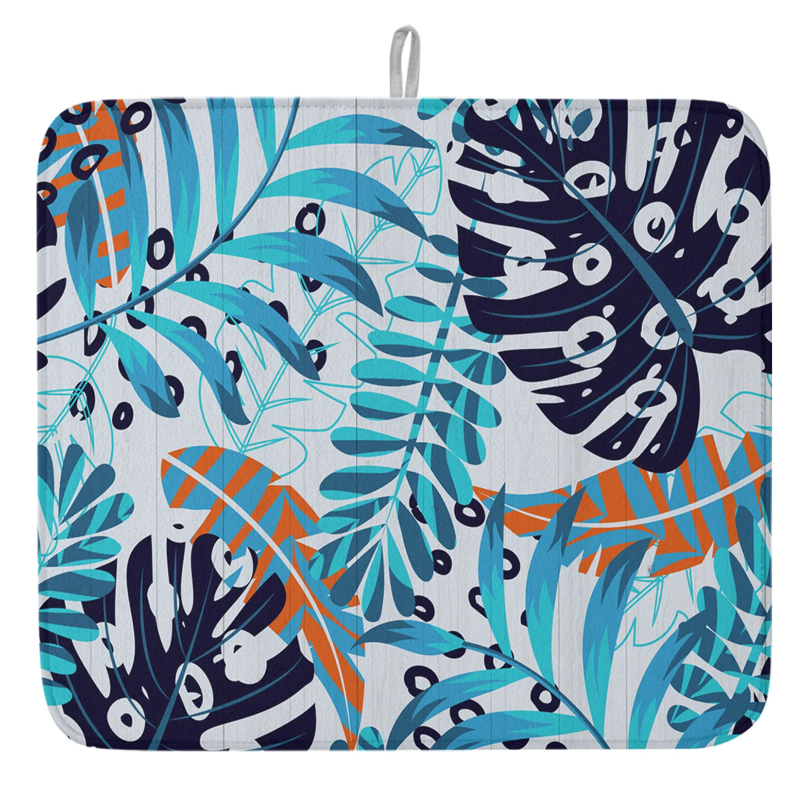 

Коврик для сушки посуды с тропическими растениями, под дерево