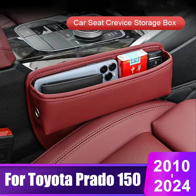 

For Toyota Land Cruiser Prado 150 FJ150 FJ 150 2010 - 2019 2020 2021 2022 2023 2024 Car Seat Slit Gap Box Organizer Accessories