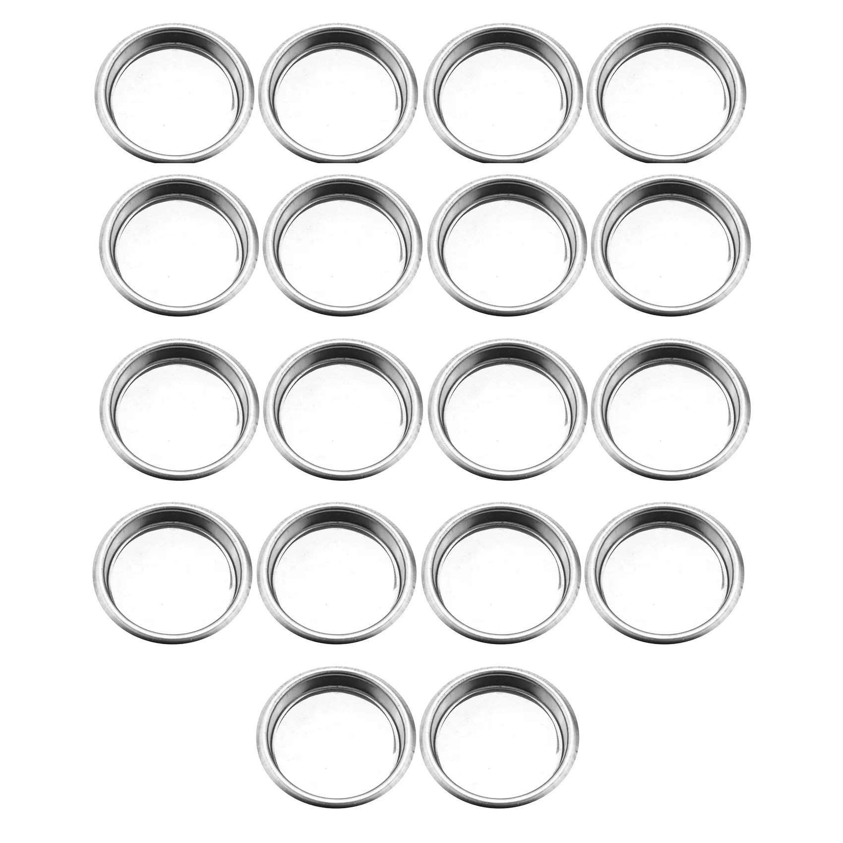 

20X 58mm Coffee Machine Blank Filter/Stainless Steel Backwash Cleaning Blind Bowl Coffee Machine Accessories