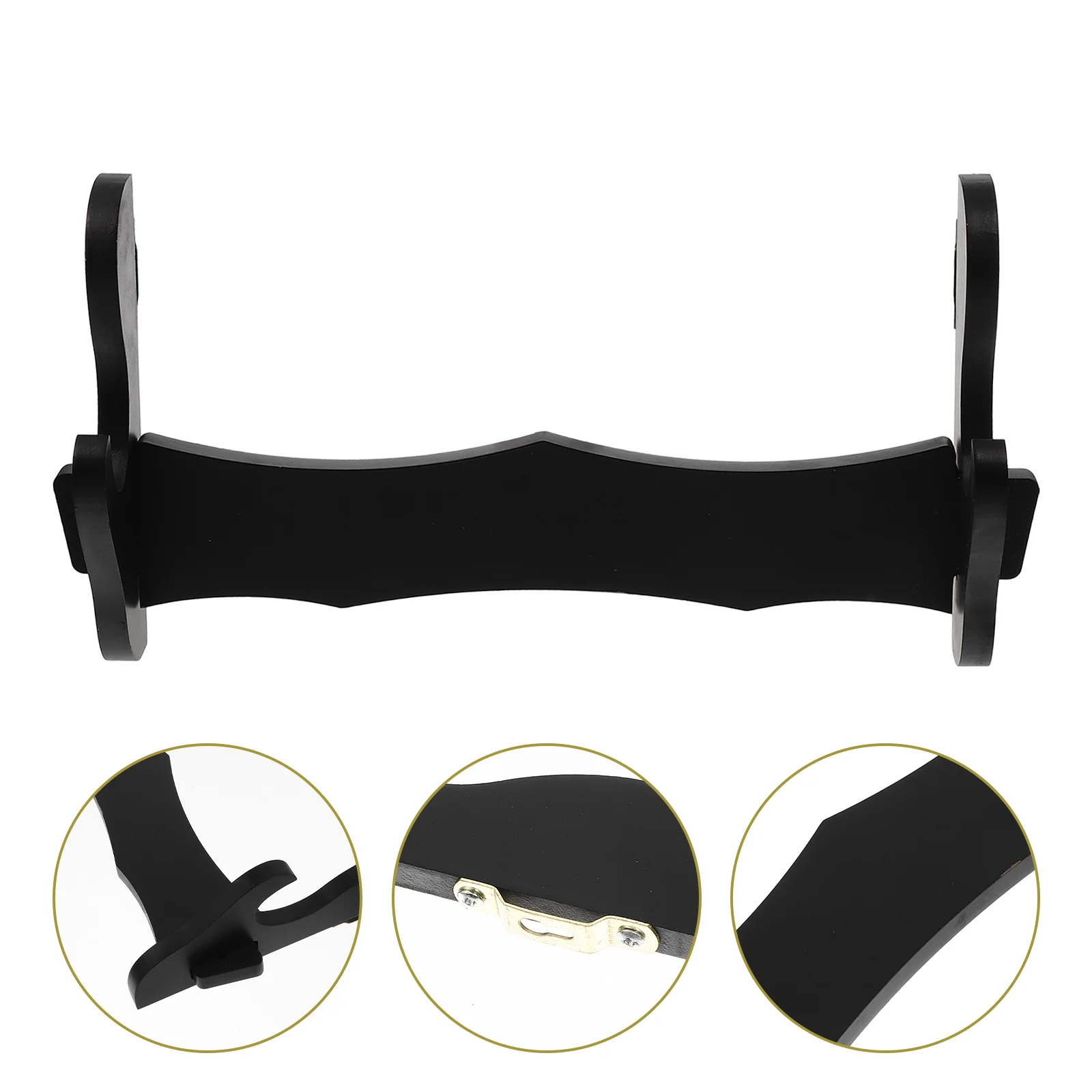 

Wooden Flute Display Stand Wall Mount Swords Collection Rack Home Display Rack