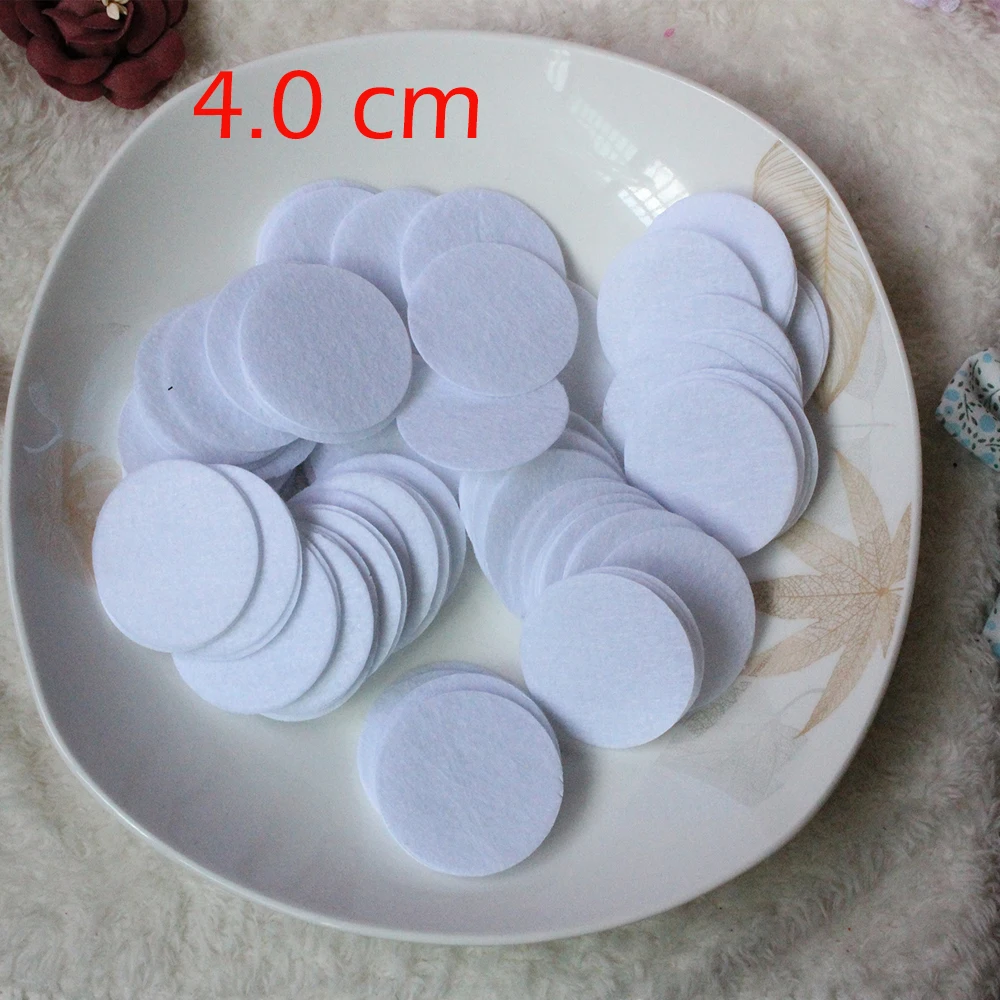 100 шт./партия круглые фетровые накладки для волос