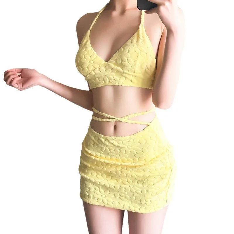 Женский купальник с эффектом пуш-ап пляжная одежда женские корейские купальники