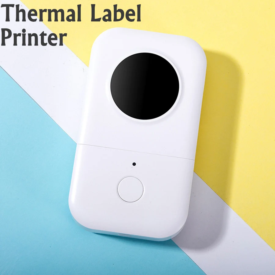 

Mini Inkless Label Printer Bundle Wireless Label Printer Portable Pocket Label Printer Bluetooth-Compatible